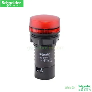 Schneider XB2 indicator XB2-BVB4LC LED | 24VAC/DC | Red | 22mm Schneider XB2 indicator XB2-BVB4LC LED | 24VAC/DC | Red | 22mm
